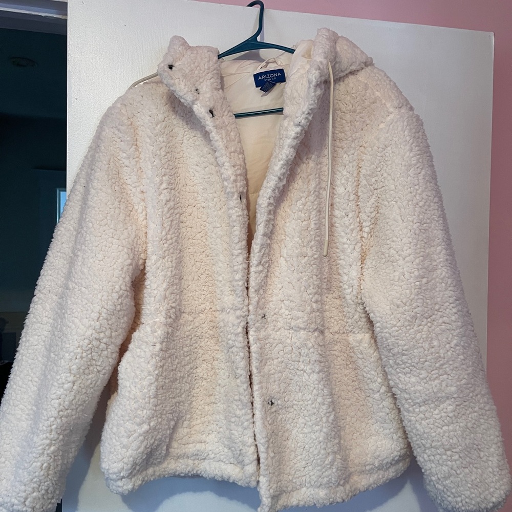 Women's Cream Teddy Jacket